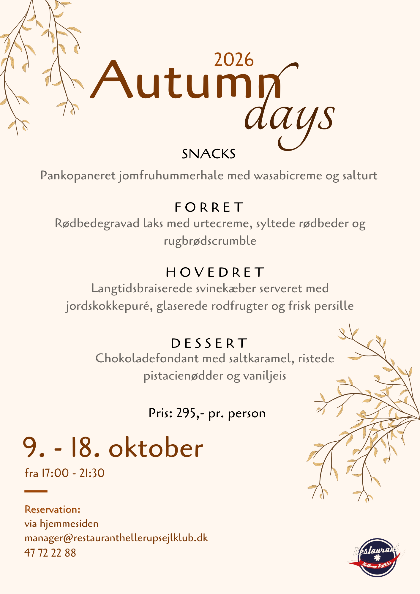 Autumn Days flyer