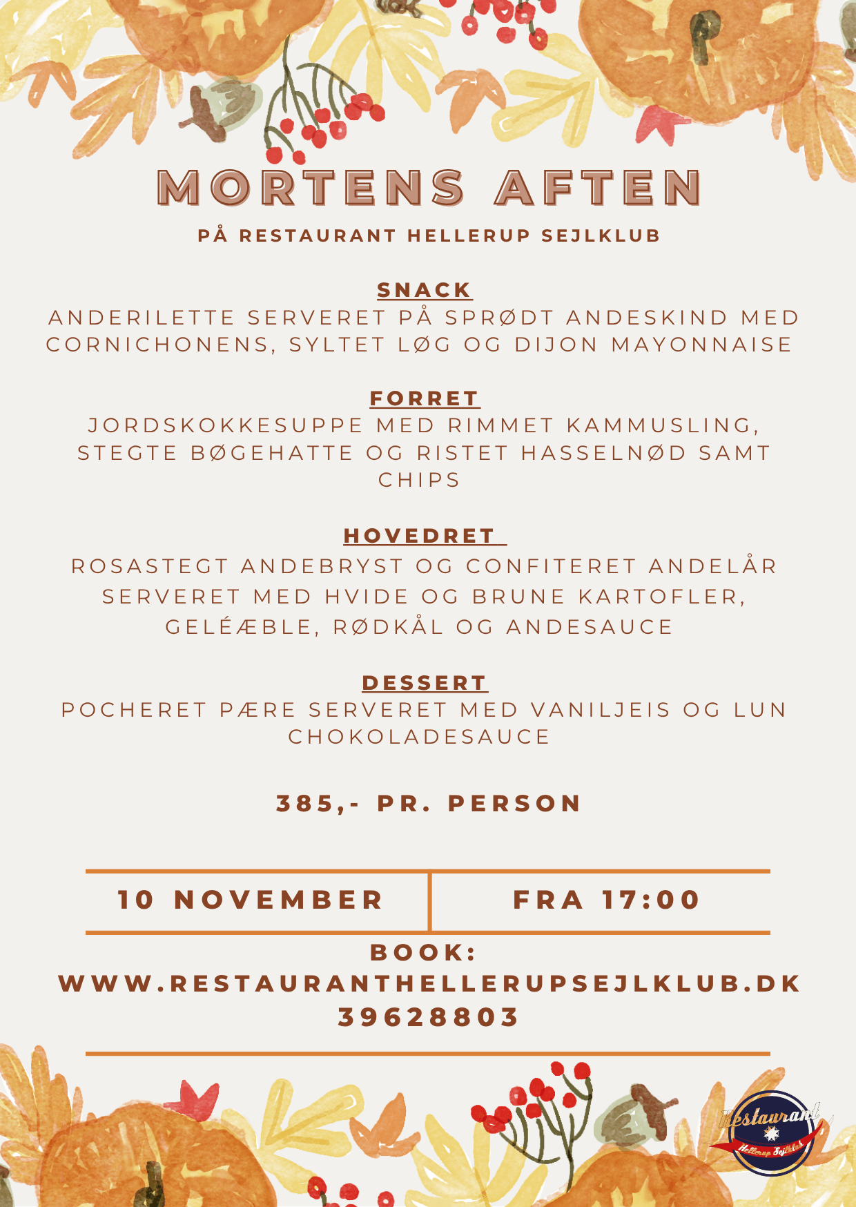 Mortens Aften flyer